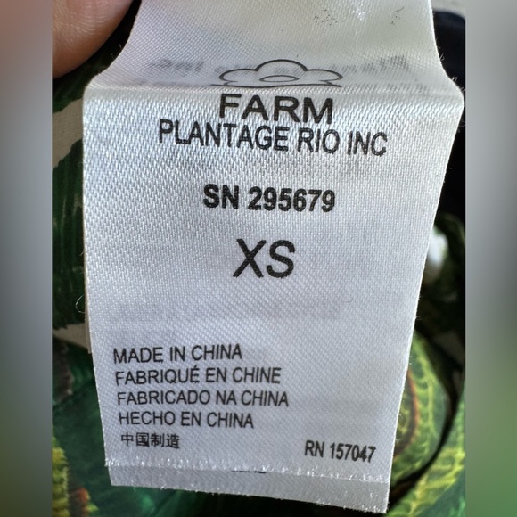 Farm Rio Paradise Forest Jumpsuit Size XS - Picture 10 of 10